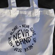 DISC NEVR BRND™ TRIAD TOTE BAG (BLACK)